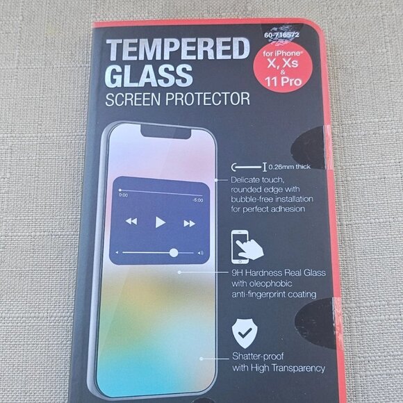 Tempered Glass Screen Protector for Phone X XS 11 Pro Unbranded - Picture 2 of 9